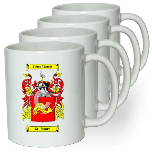 St. James Coffee mugs (set of four)